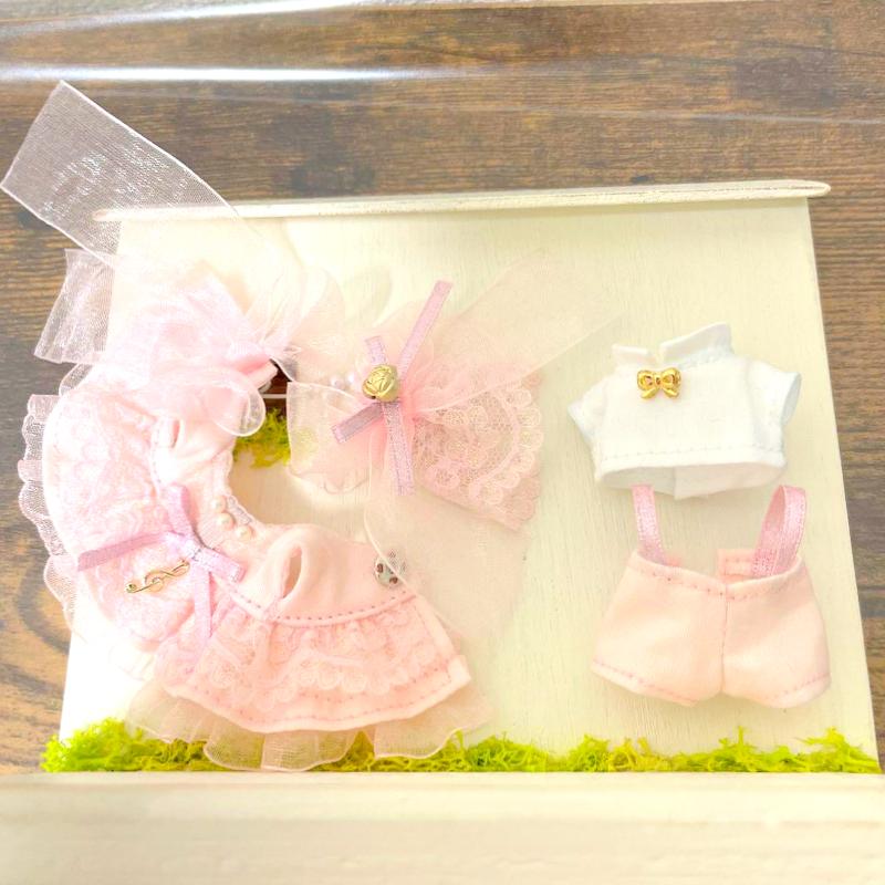 HANDMADE PINK PARTY DRESS SET FOR GIRL & BOY Calico Critters Sylvanian Families