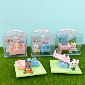 CAPSULES TOY BABY HOUSE & GARDEN #2 5pc set Sylvanian Families