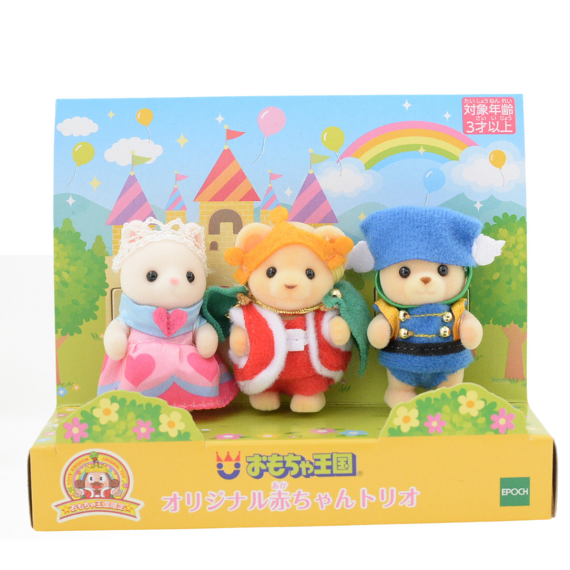 TOY KINGDOM ORIGINAL BABY TRIO Epoch Japan Sylvanian Families