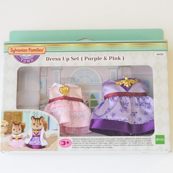 DRESS UP SET PURPLE & PINK 6020 Town Series Sylvanian Families