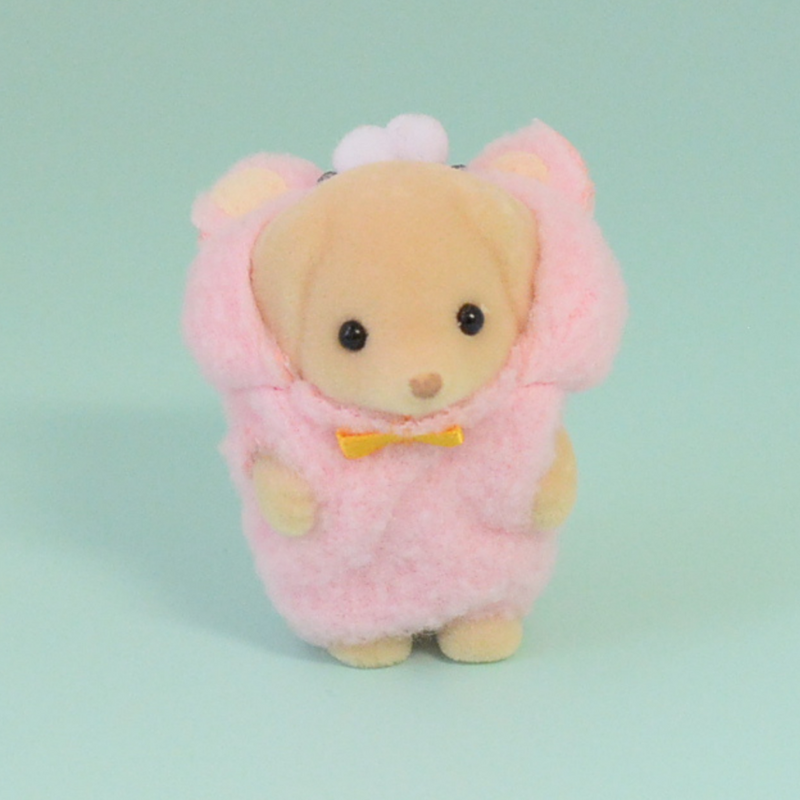 35th Anniversary LABRADOR DOG BABY IN PINK CAT COSTUME  Sylvanian Families