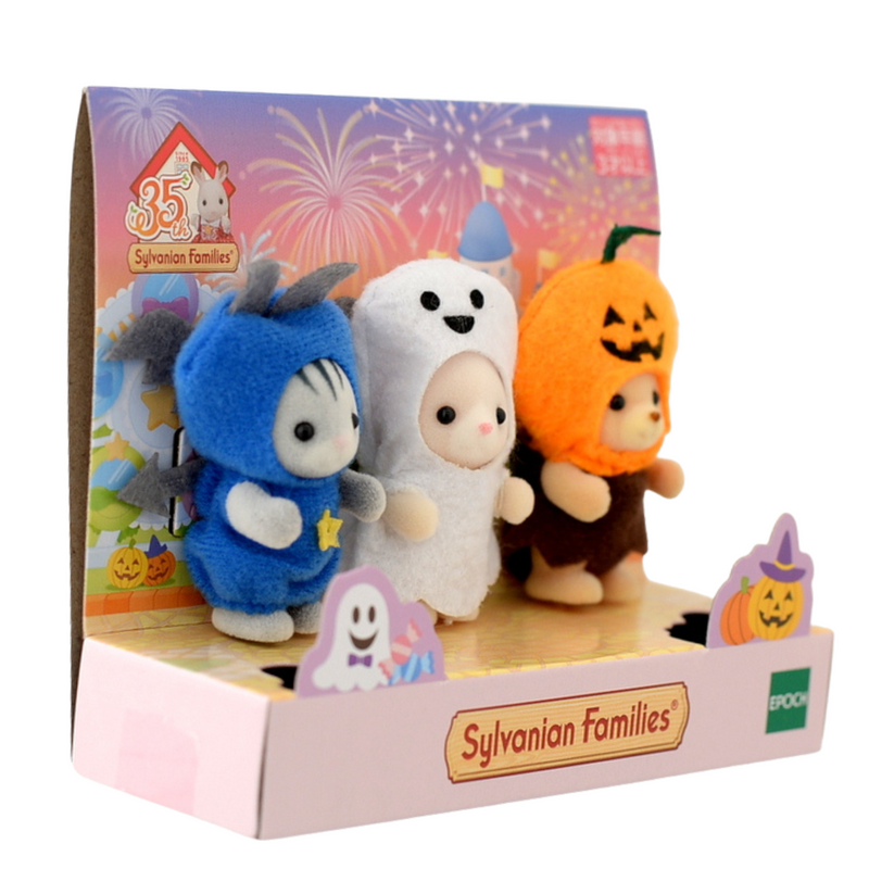 35th Anniversary BABY HALLOWEEN TRIO Japan Sylvanian Families