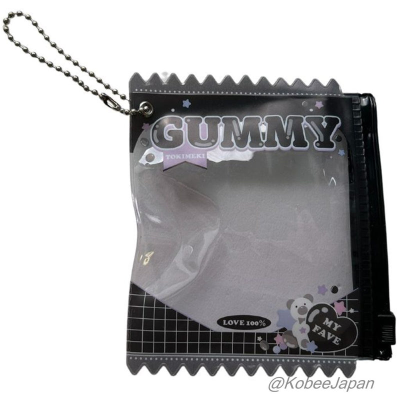 SERIA KEYCHAIN GUMMY BLACK PVC Japan Seria