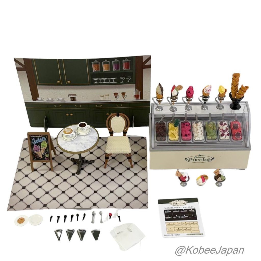 Gelateria Puccini Complete Set Re-ment