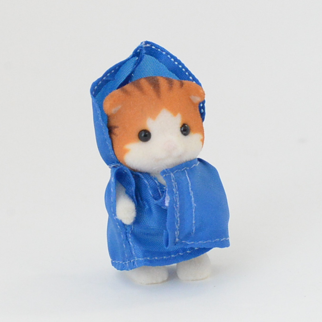 Baby Raincoat Blue Sylvanian Families Calico Critters