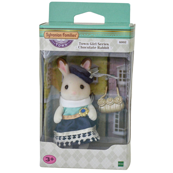 Town Girl Fille Chocolat Rabbit Town série 6002 Calico Critters