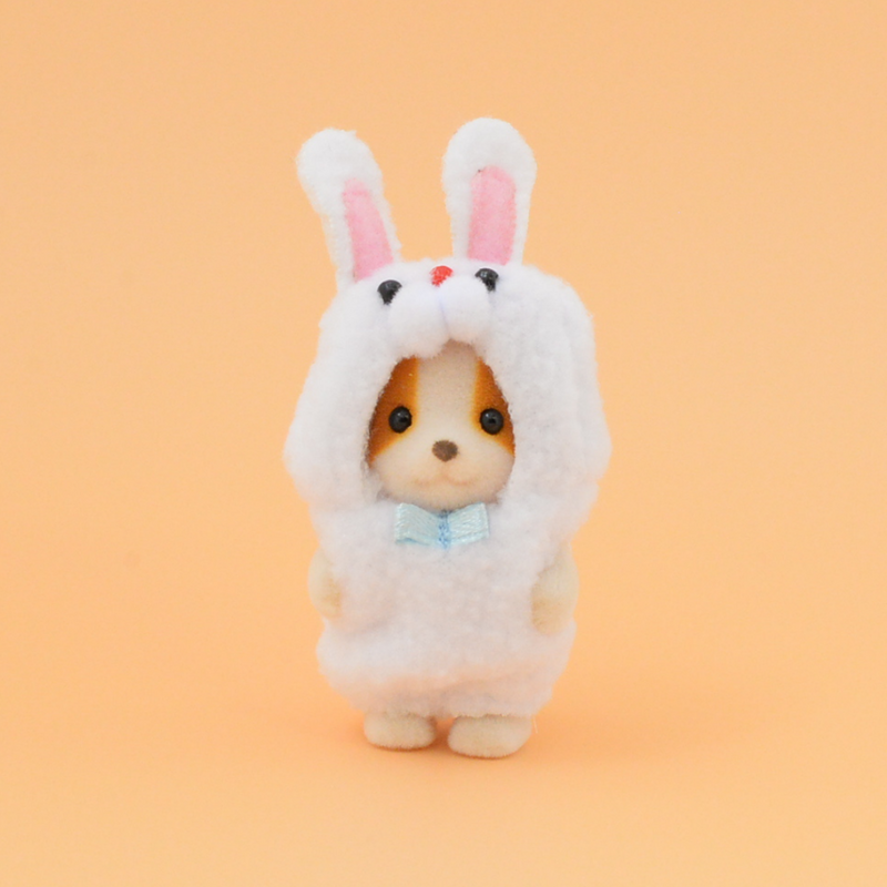 35th Anniversary CHIFFON DOG BABY IN WHITE RABBIT COSTUME Sylvanian Families