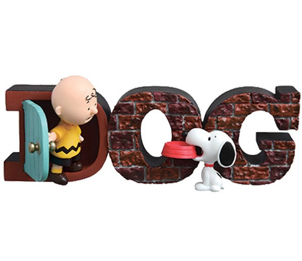 Peanut Snoopy Collection Of Words 5 Dog Re-ment