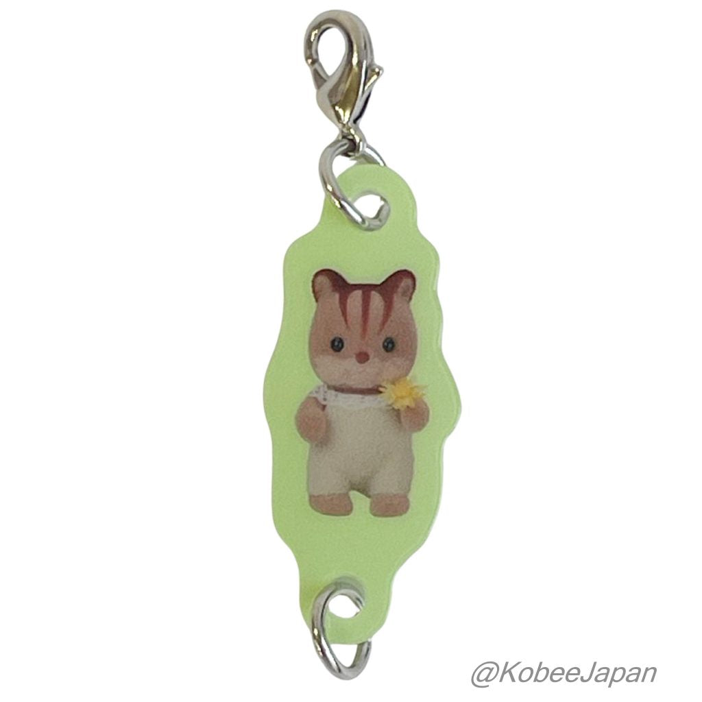 Porte-Clés Breloques Acryliques Double-Face Noyer Bébé Écureuil Exposition 40e Anniversaire 2025 Sylvanian Families Calico Critters