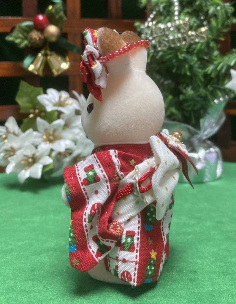 HANDMADE KIMONO FOR GIRL CHRISTMAS ver. Japan handmade
