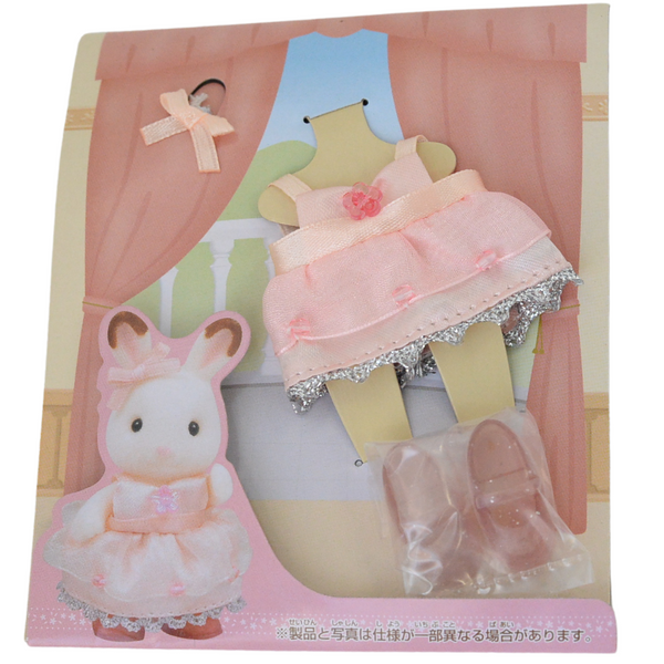 PINK DRESS FOR GIRLS D-15 Epoch Sylvanian Families