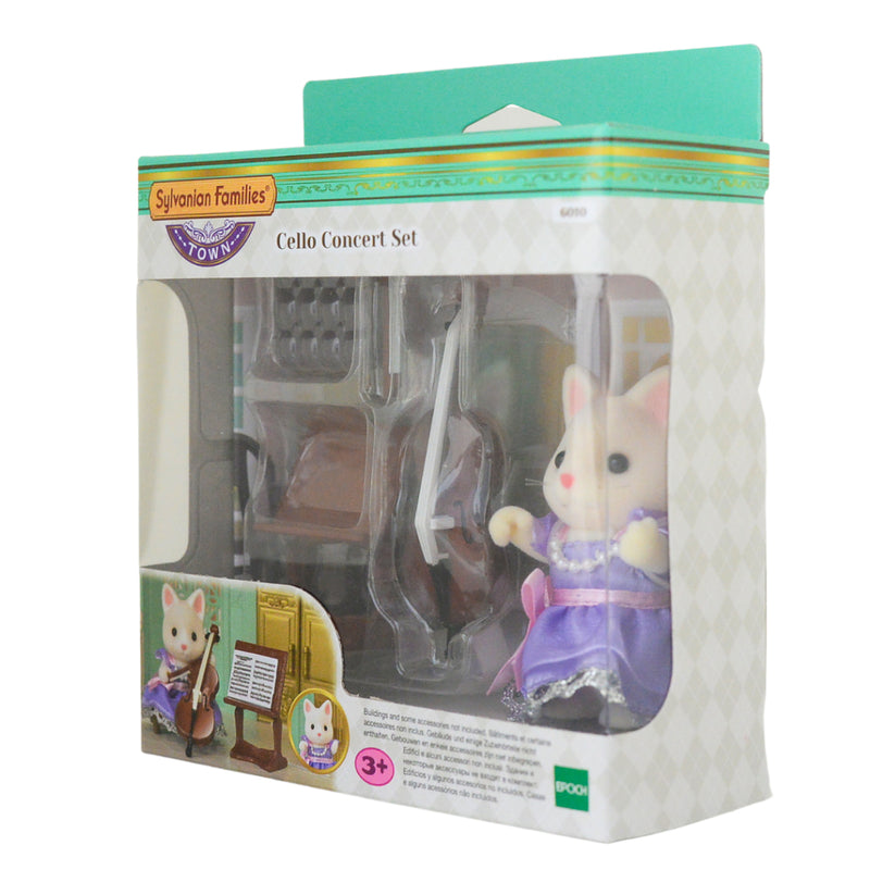 Set de conciertos de cello 6010 Town Series Epoch Reino Unido Calico Critters