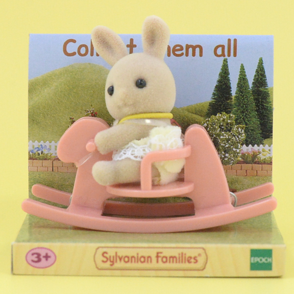 婴儿手提箱 摇马 象牙色兔子 婴儿 92846 Epoch Sylvanian Families