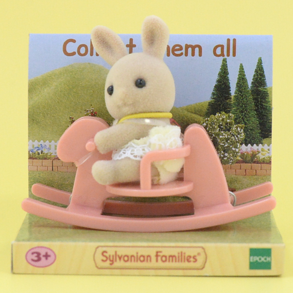 BABY CARRY CASE ROCKINGHORSE IVORY RABBIT Baby 92846 Epoch Sylvanian Families