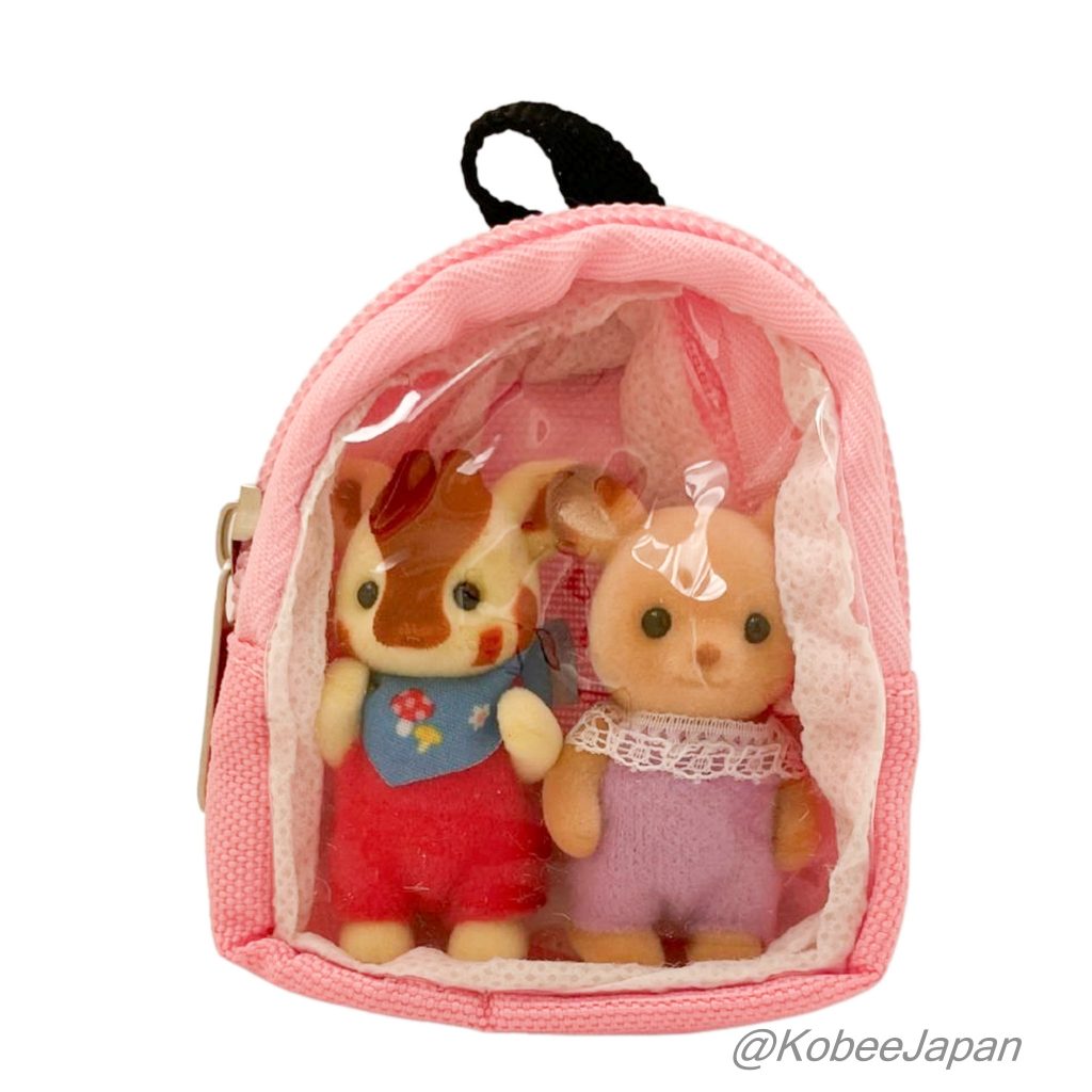 Capsule Toy Miniature Doll Backpack Pink BUNBUN