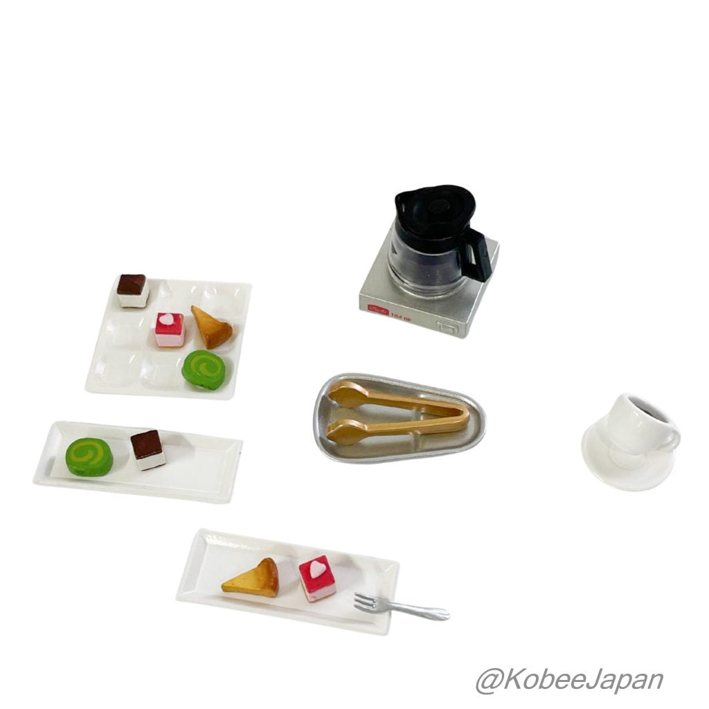 Hotel Buffet 8 piece complete set Re-ment