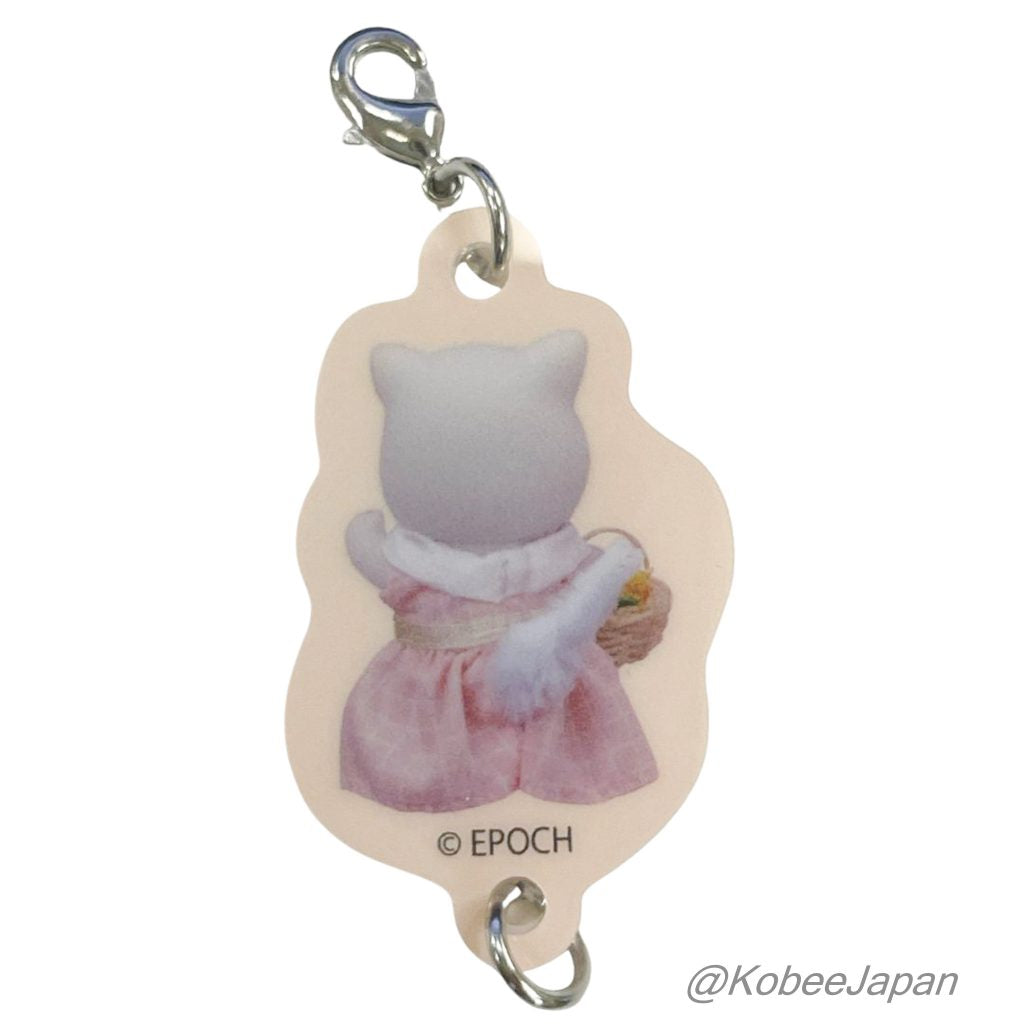 Porte-clés Breloques Acryliques Double Face Chat Persan Exposition 40e Anniversaire 2025 Sylvanian Families Calico Critters