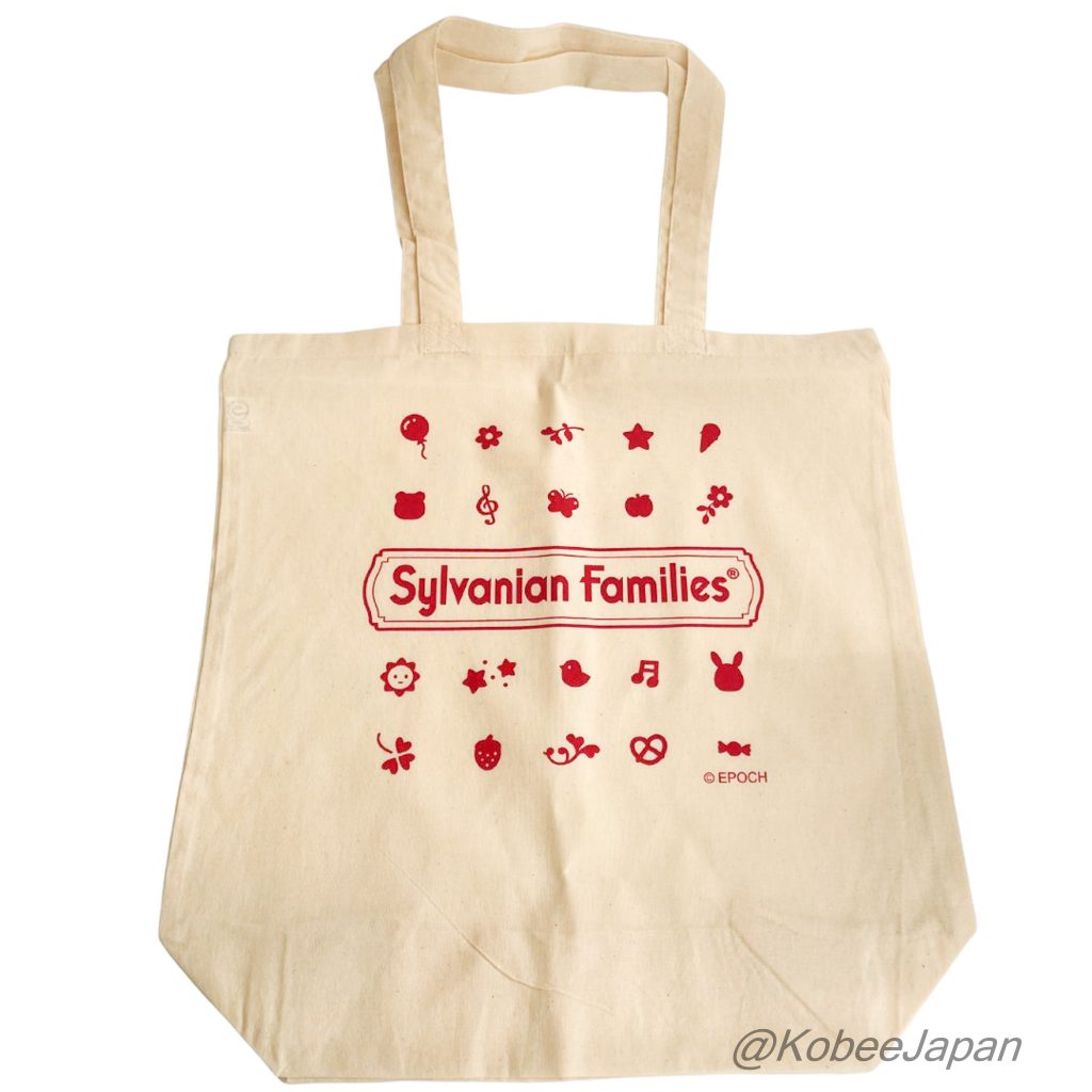 Sac fourre-tout en coton Silhouette 2025 Familles Sylvanian Calico Critters