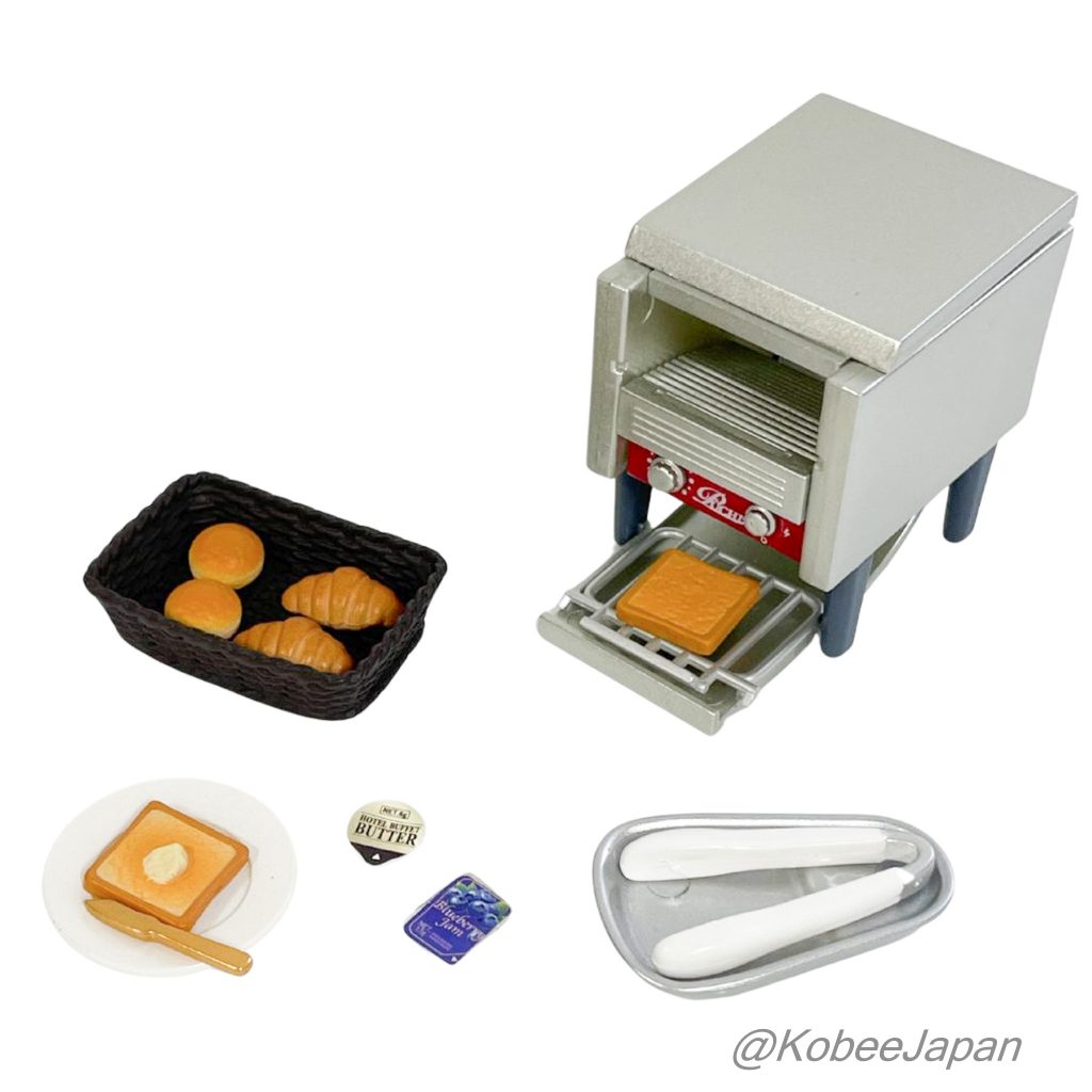 Hotel Buffet 8 piece complete set Re-ment