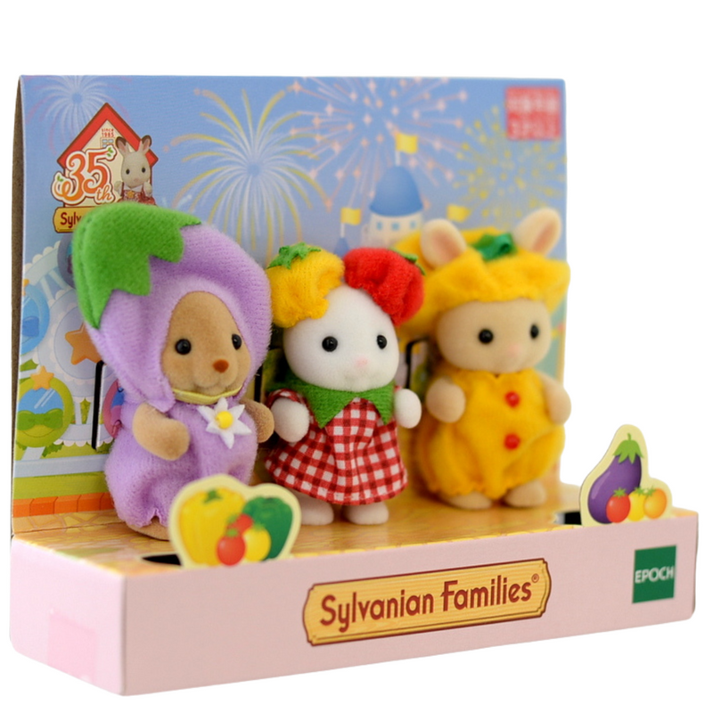 35th Anniversary BABY VEGETABLE TRIO Japan Sylvanian Families