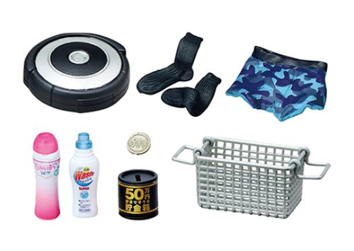 Petit Sample Series Men's Room 8 Laundry Re-ment