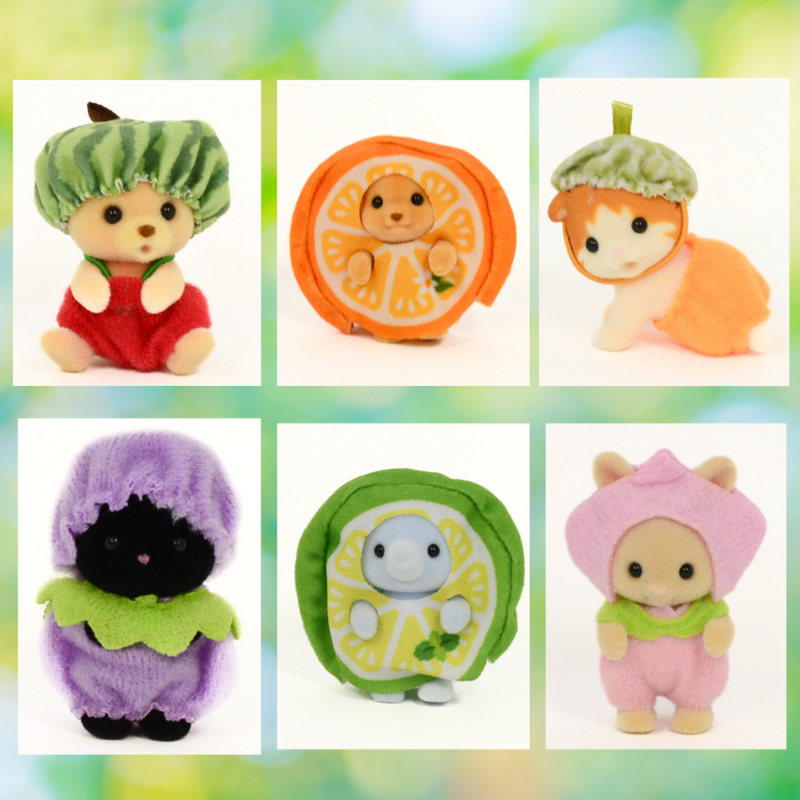 BABY FRUIT PARTY 2 SERIES BEAR BABY Epoh Japan Sylvanian Families