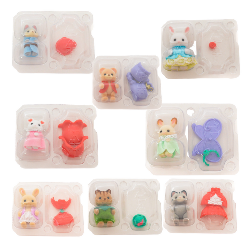 BABY FAIRY TALE SERIES BB-07 COMPLETE 8 FIGURE SET Sylvanian Families