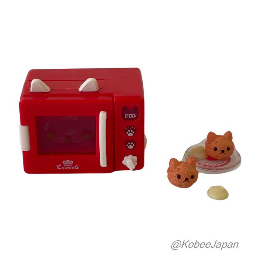 Capsule Toy Cat Nyanko Appliances 3 Nyanko Microwave Oven Set 2025 tarlin
