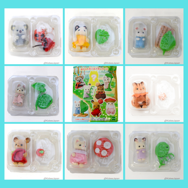 LETS PLAY IN THE FOREST SERIES COMPLETE SET Japan Sylvanian Families