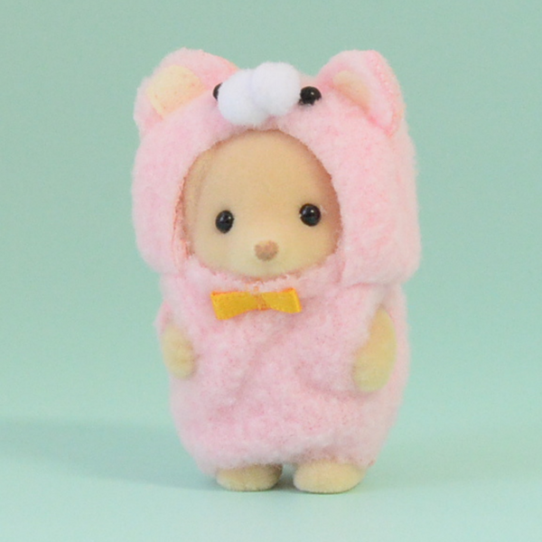 35th Anniversary LABRADOR DOG BABY IN PINK CAT COSTUME  Sylvanian Families