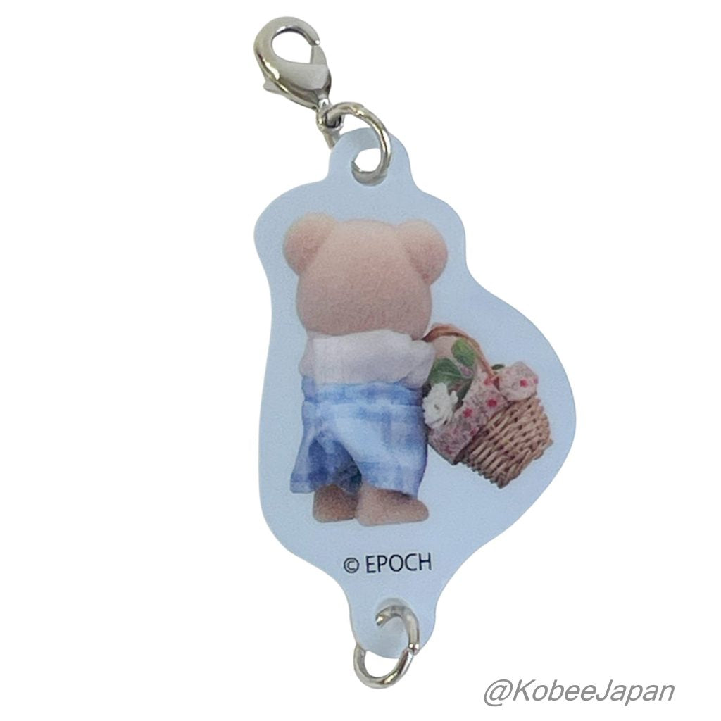 Key Chain Sylvanian Families 40th Exhibition Double-Sided Acrylic Charms Biscuit Bear Boy 2025 Sylvanian Families Calico Critters