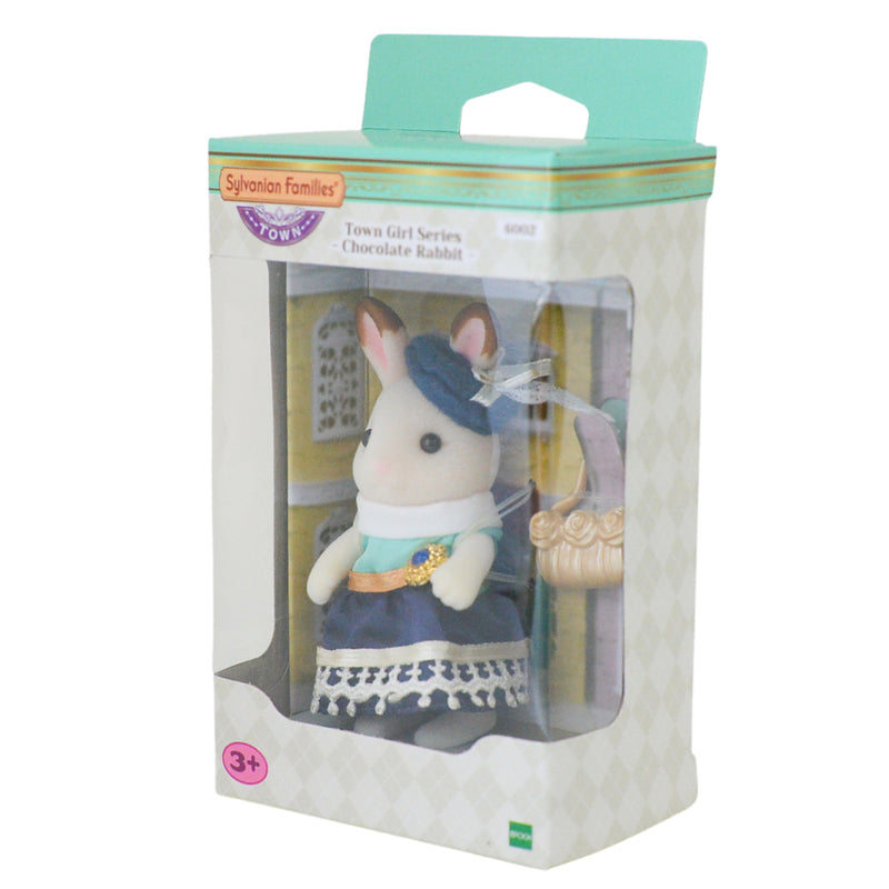 Town Girl CHOCOLATE RABBIT Town Series 6002 Sylvanian Families