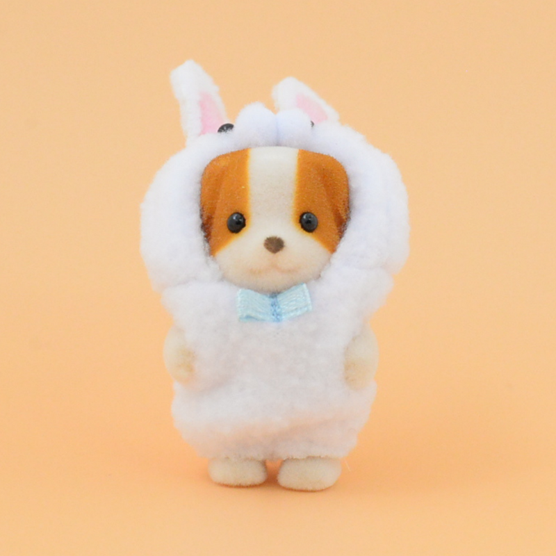 35th Anniversary CHIFFON DOG BABY IN WHITE RABBIT COSTUME Sylvanian Families