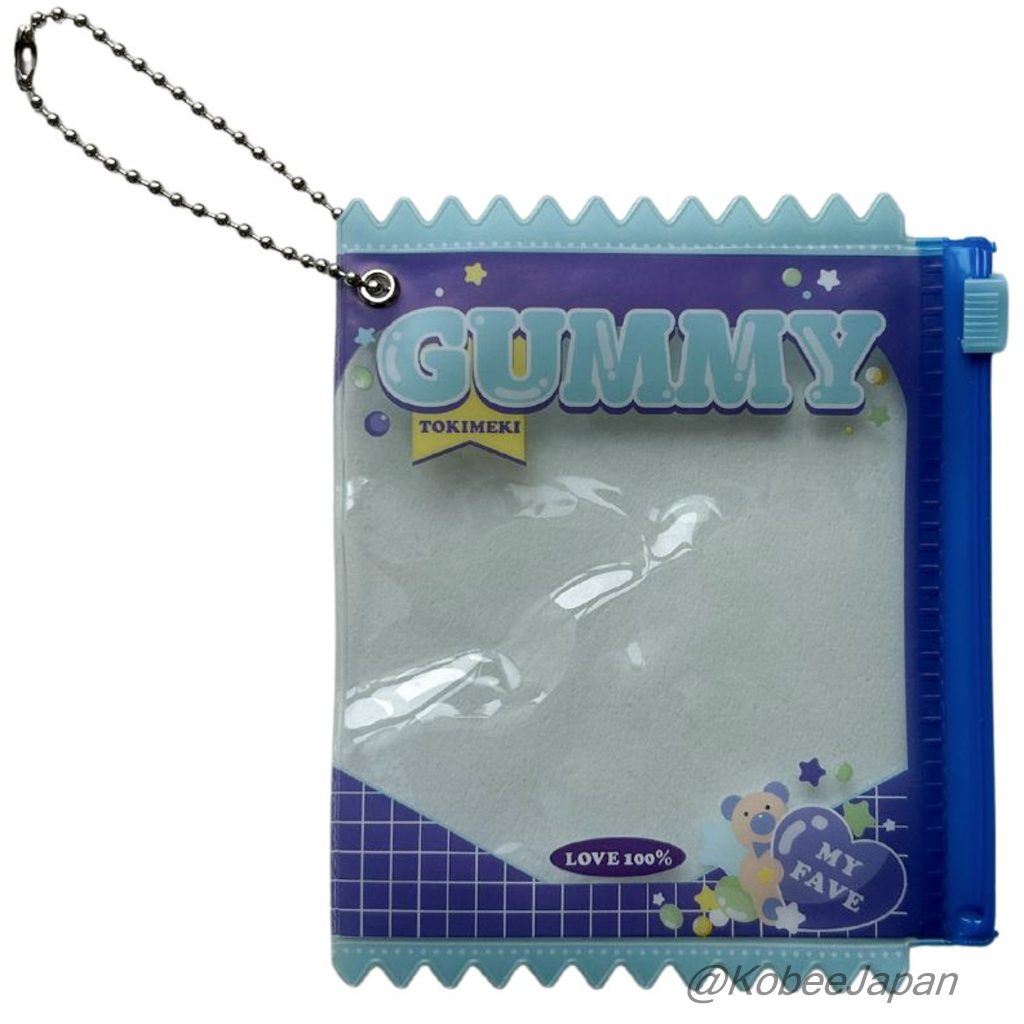 Seria Keychain Gummy Blue Pvc Seria