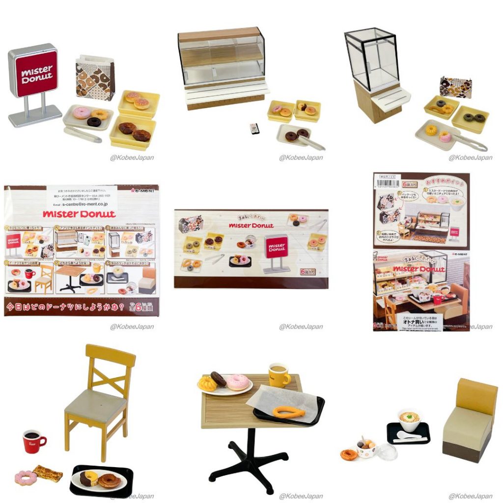[used] Mister Donut Complete Set of 6 2025 Re-ment