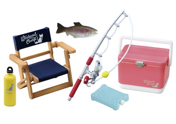 Let's Go Weekend Camp Angling Re-ment