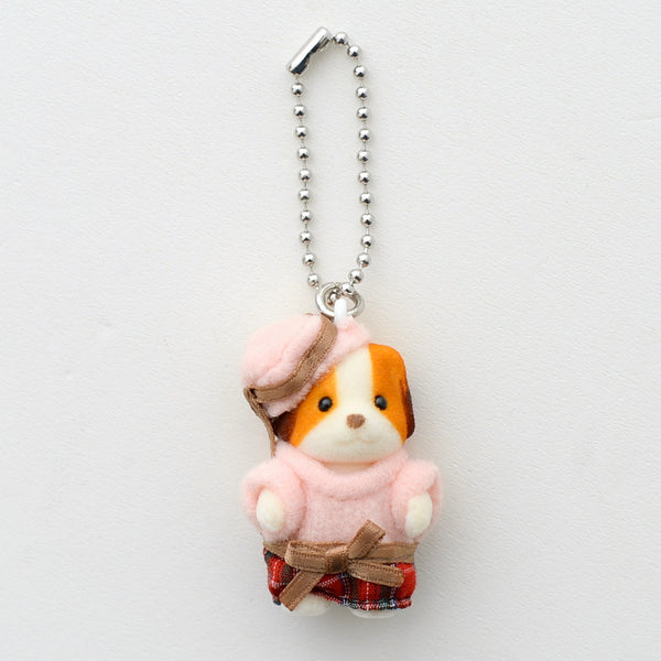 CHIFFON DOG BABY KEY CHAIN Epoch Japan  Sylvanian Families