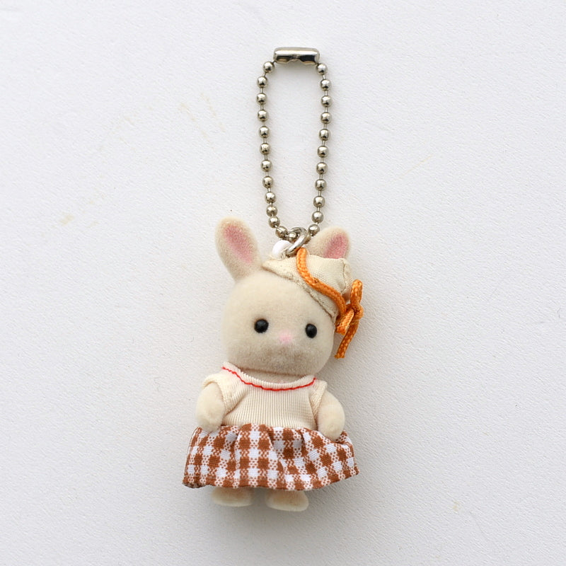 MILK RABBIT KEY CHAIN 4515 Epoch Japan Sylvanian Families