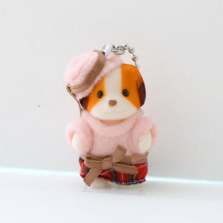 CHIFFON DOG BABY KEY CHAIN Epoch Japan  Sylvanian Families