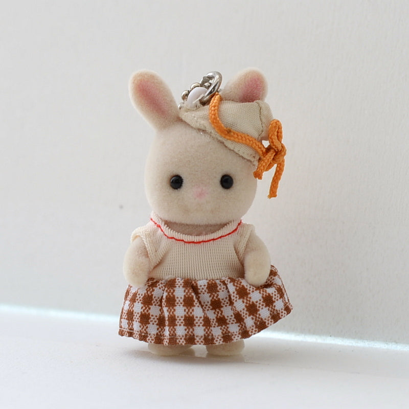 MILK RABBIT KEY CHAIN 4515 Epoch Japan Sylvanian Families