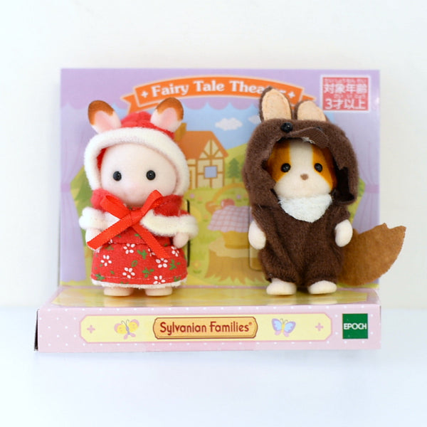 FAIRY TALE THEATER BABY PAIR Japan Retired Sylvanian Families