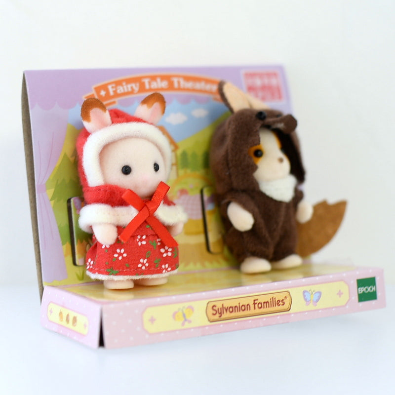 FAIRY TALE THEATER BABY PAIR Japan Retired Sylvanian Families