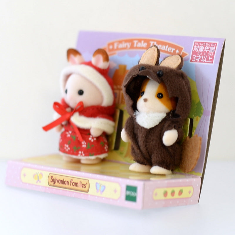 FAIRY TALE THEATER BABY PAIR Japan Retired Sylvanian Families