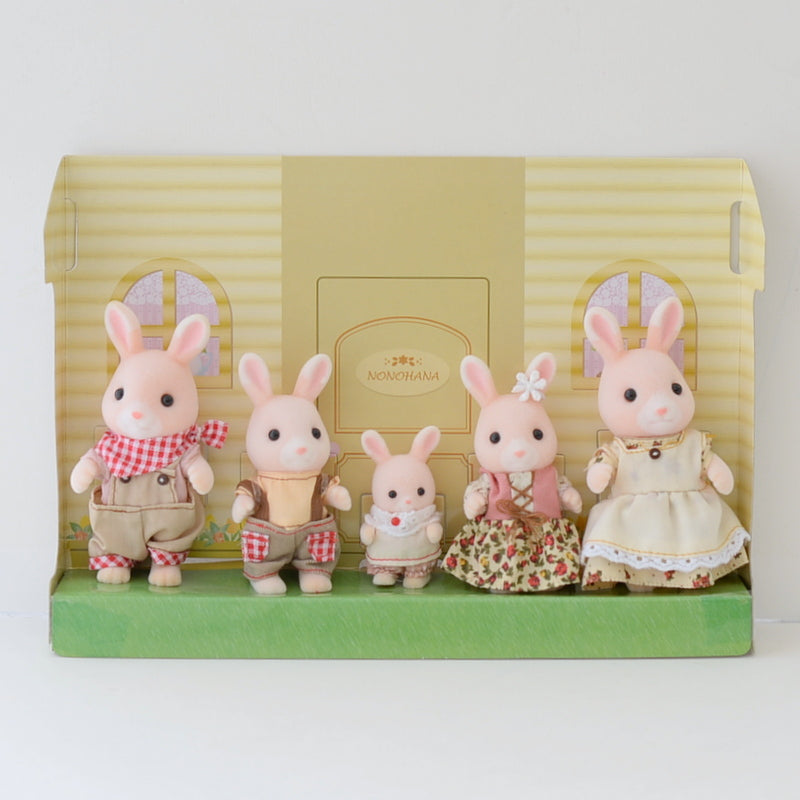 WILDFLOWER RABBIT FAMILY Nonohana Grinpa Sylvanian Families