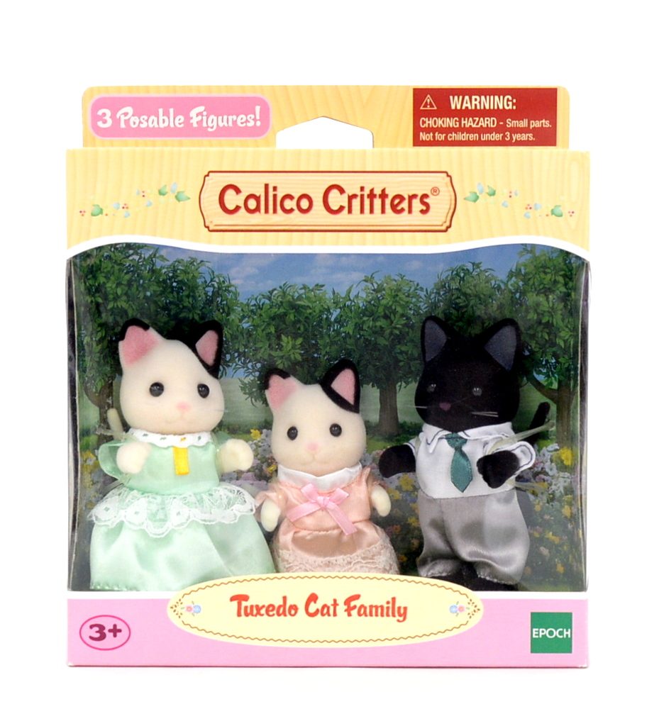Tuxedo Cat Family CC1786 Sylvanian Families Calico Critters
