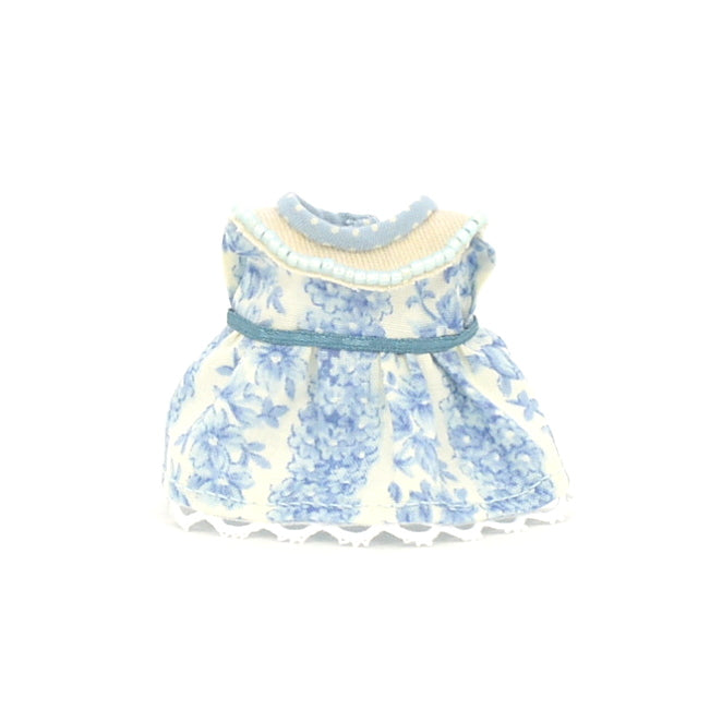 HANDMADE DRESS FOR MOTHER LIGHT BLUE Japan handmade