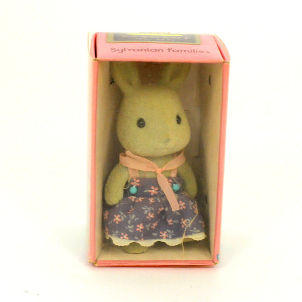 [Used] GRAY RABBIT GIRL U-14-650 Epoch Japan Sylvanian Families