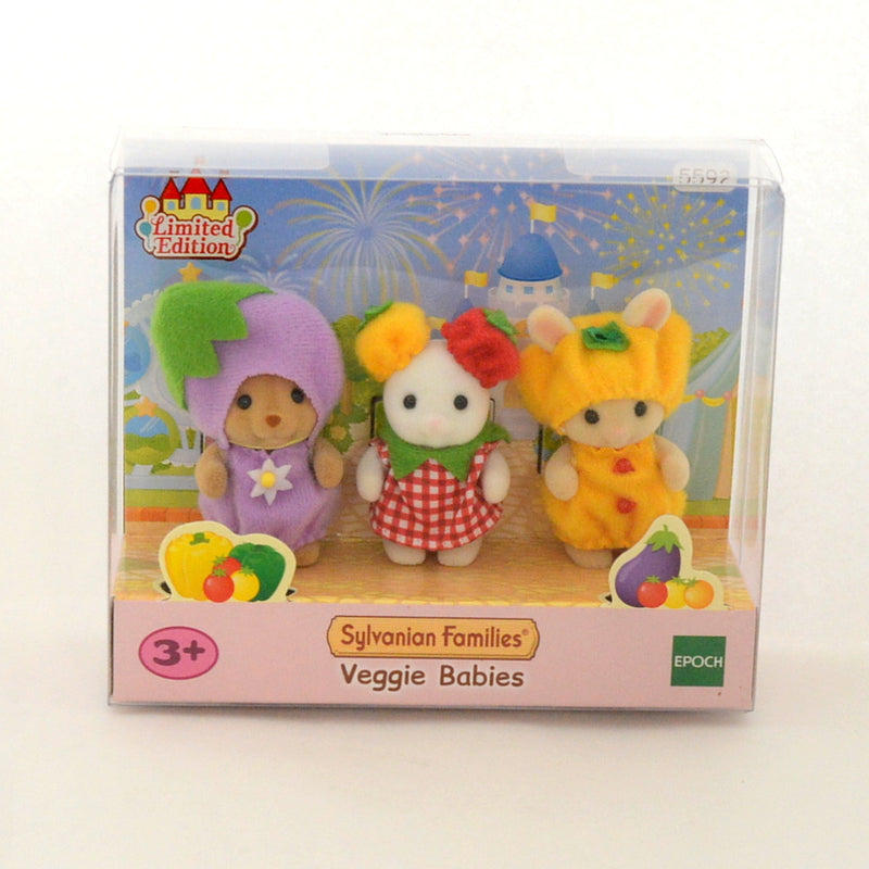 VEGGIE BABIES EGGPLANT TOMATO ONION 5592 Sylvanian Families