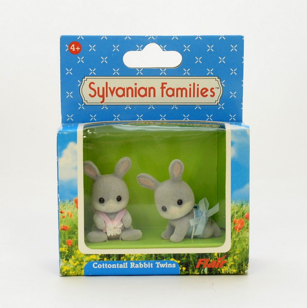 Cottontail Rabbit Twins Flair 2003 Sylvanian Families Calico Critters