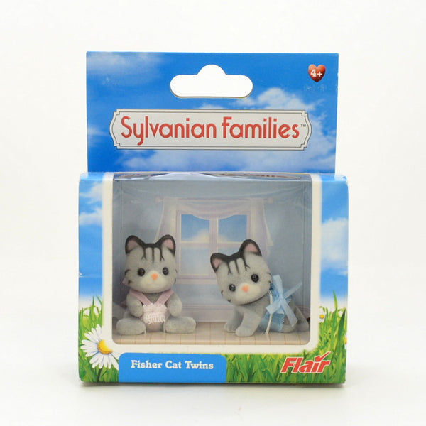 FISHER CAT TWINS 4438 Flair Sylvanian Families